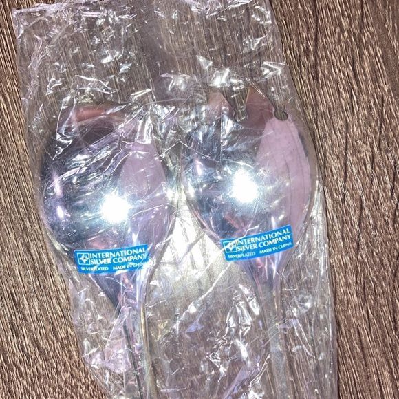 International Silver Company Silver Plated Spoon & Fork Set NWT - Picture 6 of 7
